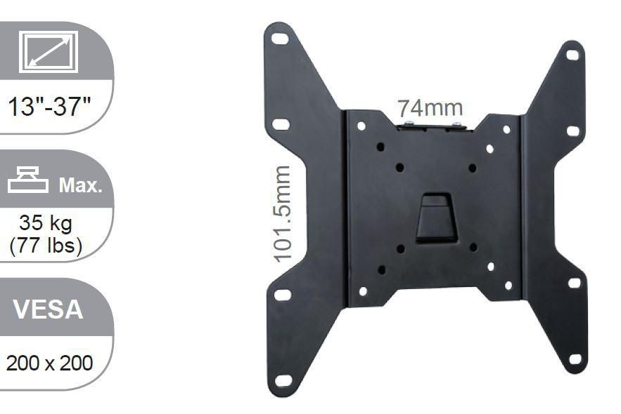 VivoLink VLMW1337 Slim fixed wall mount 13"" -37""