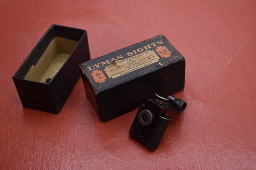 Rare Lyman Model 56A Peep Sight  Winchester 1892 1894 1886 used w/ screws