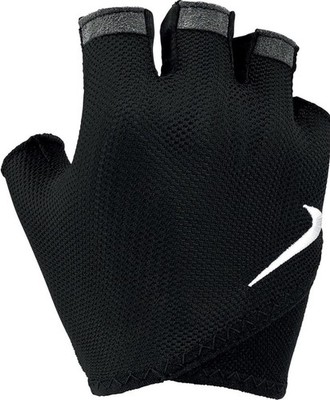 Nike Women's Gym Essential Fitness Gloves Small Black/White 