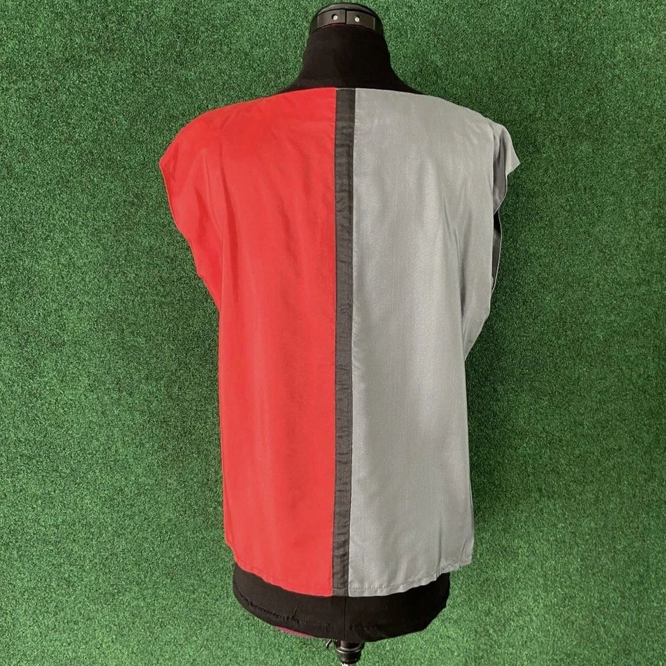 Vintage Betty Barclay 3 Piece Silk Suit Blouse Pants Blazer Modernist Minimalist - Image 3 of 4