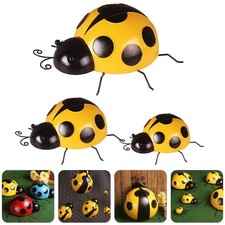 3 Piezas Decoraciones Ladybug Simuladas Exterior