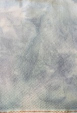 14-count Aida cross stitch fabric “Turbulence” Hand Dyed Fabric 18” x 27”