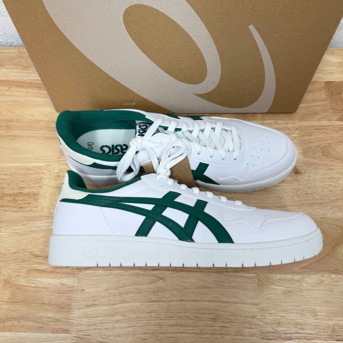 Size 13 - Asics Japan S White Jasper Green for sale online | eBay