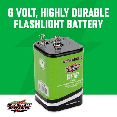 bright star 07880 rechargeable flashlight battery 6 cell HD Lantern Flashlight Battery 6V Heavy Duty 6-Volt Power Cell 7000mAh 6 Pk