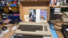 Vintage Commodore 64 Computer   Tested  Working ,Power Supply - Matching Box
