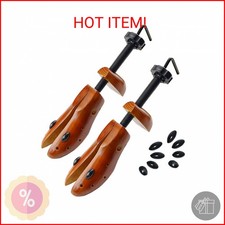 Echodo 2 Way Shoe Trees For Men Wooden Shoe Stretcher Adjustable Unisex Shaper L