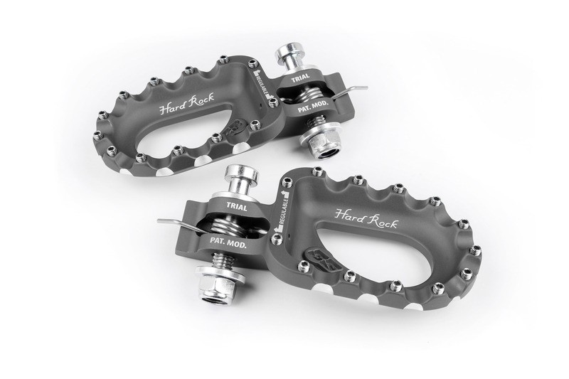 Repose-pieds S3 Hard Rock titanium aluminum repose pied moto trial et enduro cross