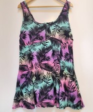 Torrid One-Piece Scoop Neck/Bike Short Swimsuit w/pockets Size 3XL