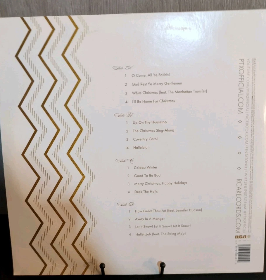 Pentatonix – A Pentatonix Christmas 2xLP, Deluxe, White Viny (B&N, TESTED,WORKS) - Image 2 of 4
