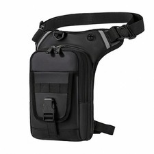 Leg Bag Reflective Waist Pack Rugged for Cycling, Motorcyclists