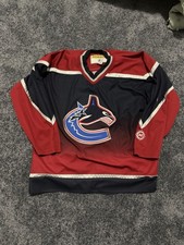 Vancouver Canucks KOHO Alternate Orca Jersey XL Made In Canada NHL 2000s Vintage