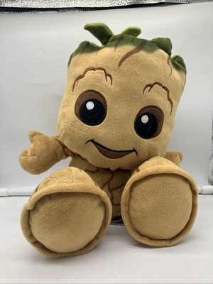 Disney Marvel 10  Baby Groot Big Feet Guardians Of The Galaxy Plush Used