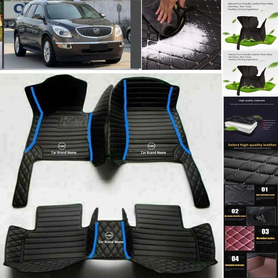 For Buick Enclave Car Floor Mats Carpets Cargo Liners Custom All Weather Foto 4 de 4