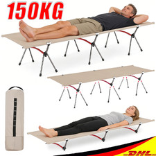 Feldbett 190x 65 cm Campingbett Camping Liege Klappliege Gästebett 150 kg