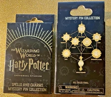 Universal Studios Wizarding World of Harry Potter Spells and Charms Mystery Pins