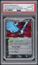 2004 Pokemon Ex Team Rocket Returns #96 Rocket's Articuno Ex Holo PSA 10 on eBay
