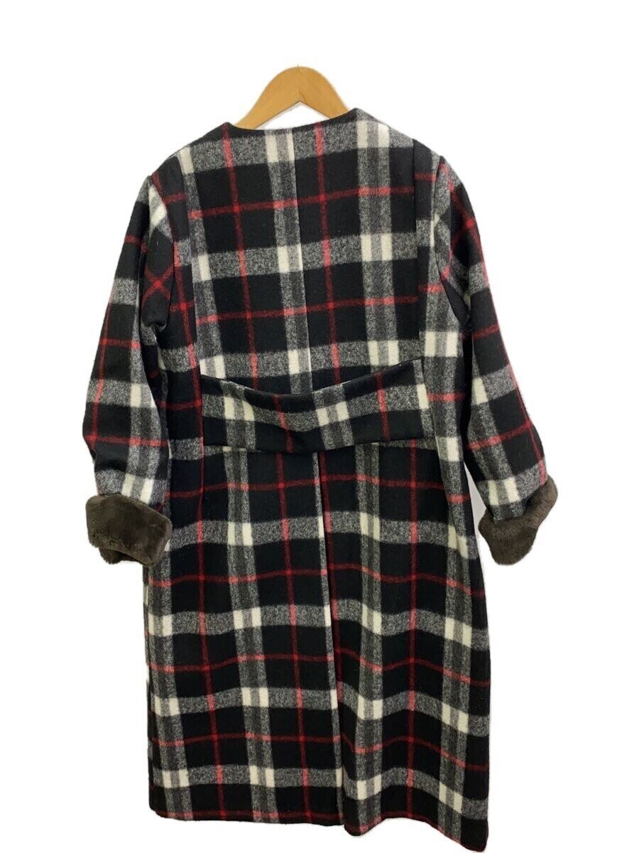 FENNEL Coat 38 Polyester Check Pattern Casual Out… - image 2