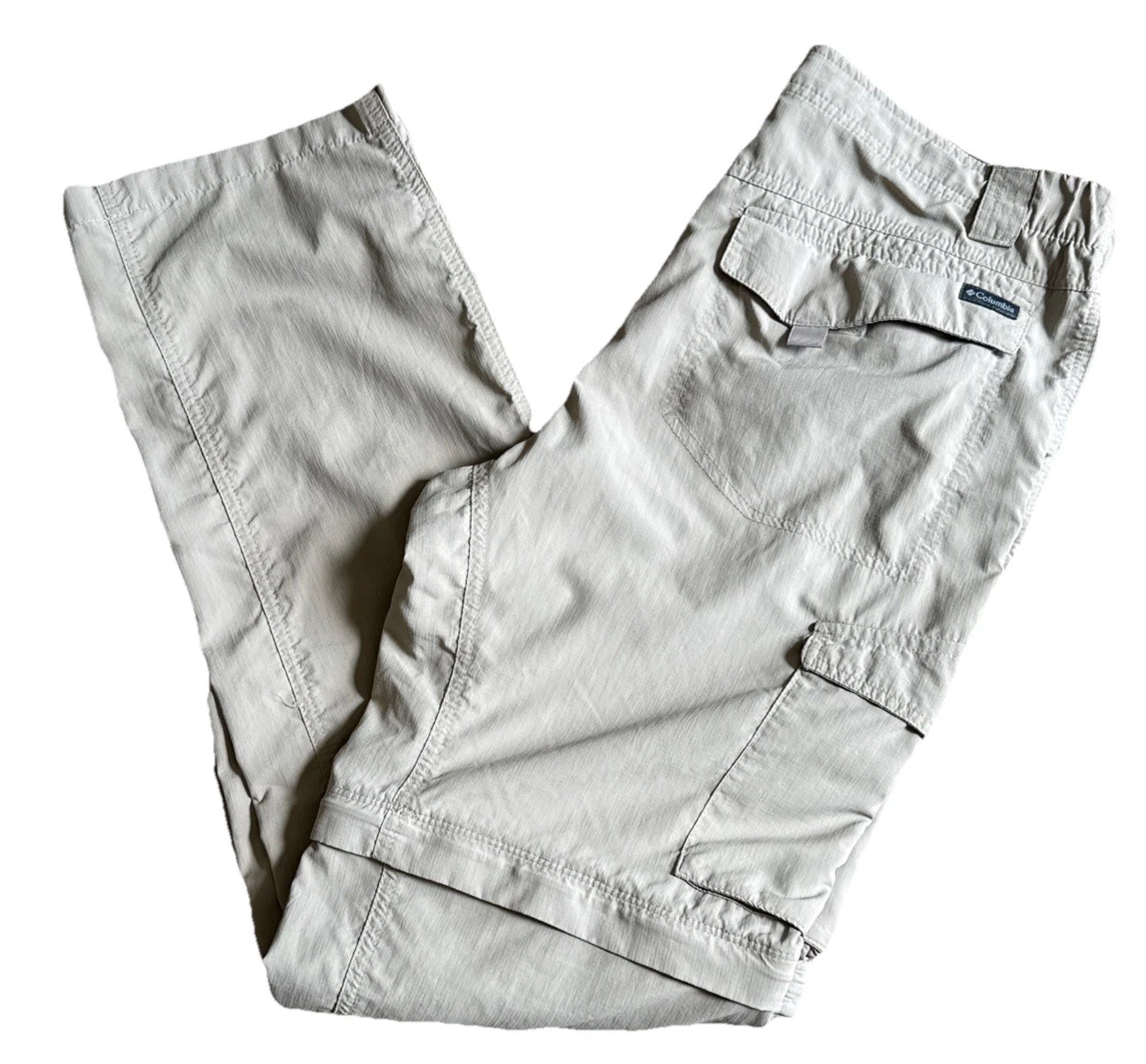 Columbia Omni-Shade Pants Mens 34x34 Beige Convertible Zip Off Cargo Hiking
Opens in a new window or