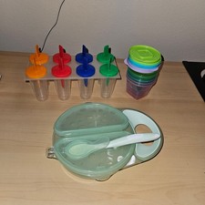 Dr. Brown's Baby Feeding Bowl, Nuk toddler Snack cups, popsicle tray Bundle