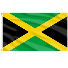 AhfuLife Jamaica Flag Jamaican 3x5 Ft, Large 1 Pcs,