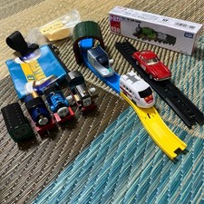 Capsule Plarail Mixed Train Track Tunnel Vehicle Set Used Collectible 15+
