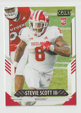 2021 Score Football #361 Stevie Scott III RC - Indiana Hoosiers