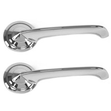 Inside Door Handle Chrome Pair 1955-1956 Fairlane
