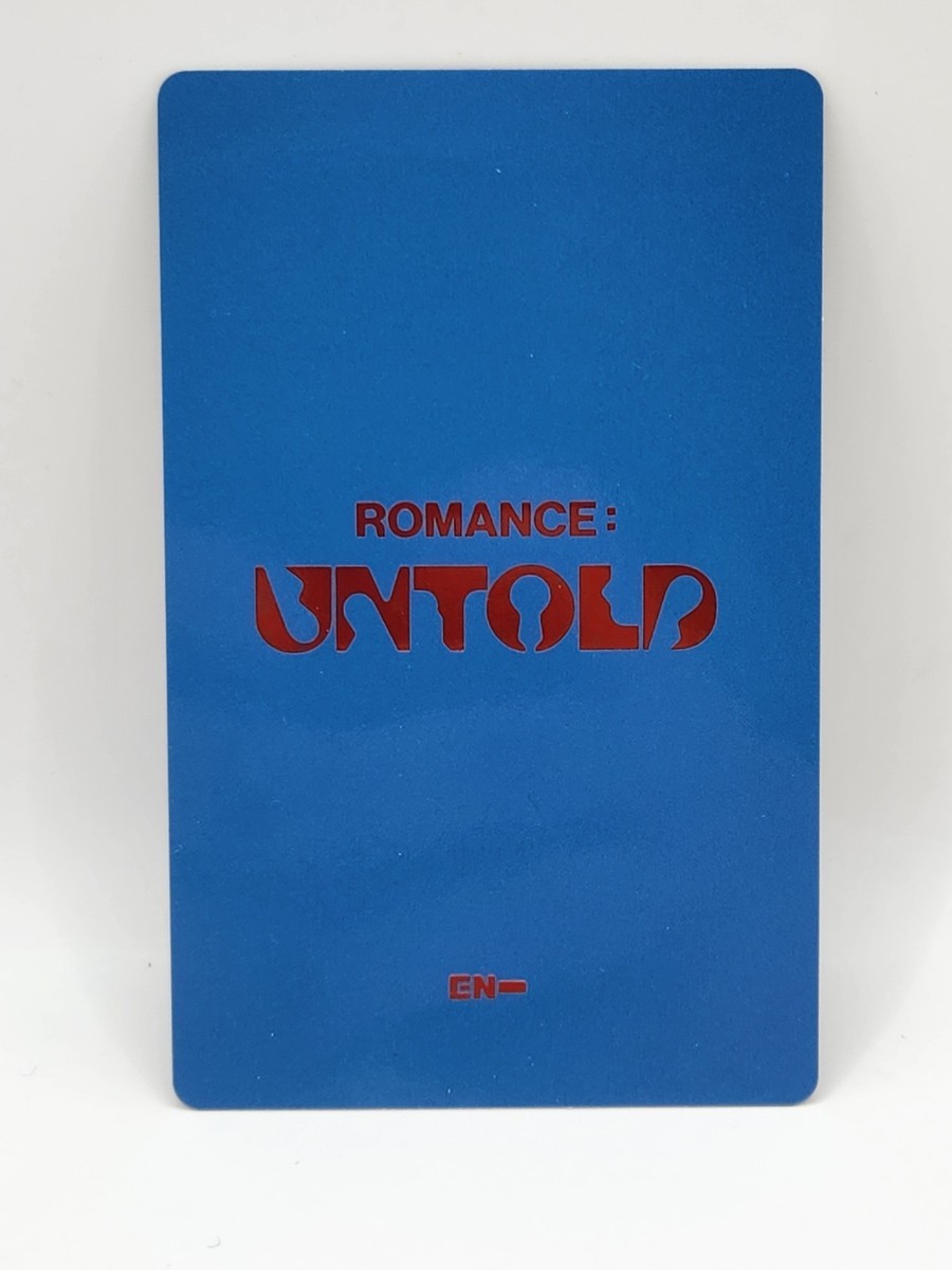 Kpop Music Enhypen Untold Romance Concessio Ver. NI-KI Photo Card