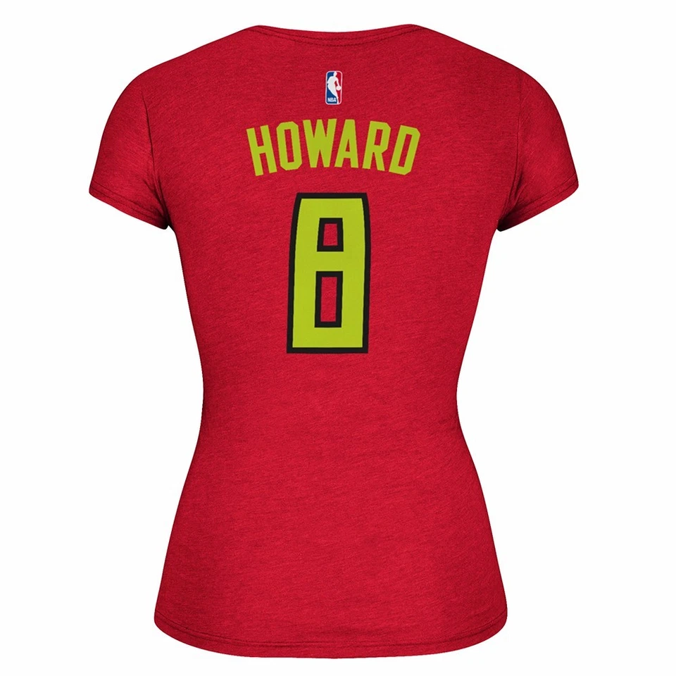 Dwight Howards Adidas NBA Women's Atlanta Hawks Red N&N Jersey T-Shirt - Image 3 of 3