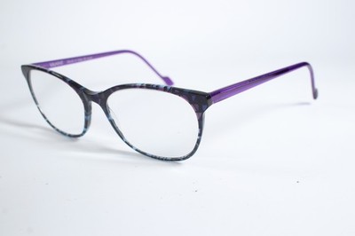 Vanni Brille V1316 Damen Lila Blau 645 Vollrand Kunststoff Brille Brillengestell