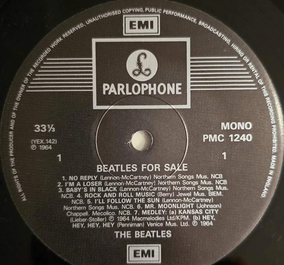 The Beatles - Beatles For Sale (1995 Mono Remastered, Gatefold) - Bild 2 von 4