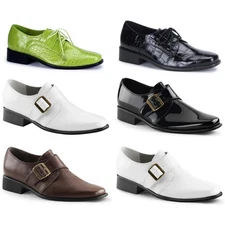 Pleaser Funtasma Formal Low Heel Monk Strap Buckled Boots Adult Men Loafer1X