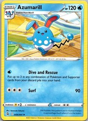 Azumarill 059/264 Fusion Strike Rare Non Holo