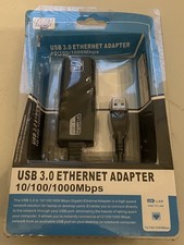 Plug and Play USB 3.0 to Gigabit Ethernet LAN Network Adapter Gray