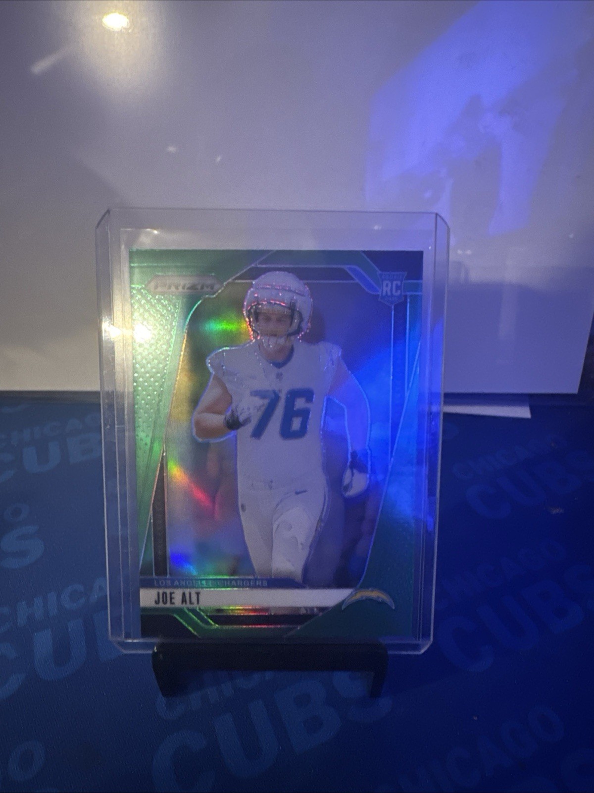 Joe Alt 2024 Panini Prizm #353 Rookie Los Angeles Chargers Green RC