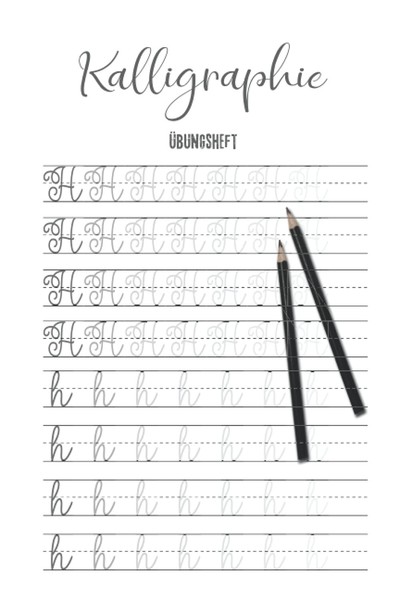 Kalligraphie ÜBungsheft Schreibschrift FüR Erwachsene I Handlettering Anleitung-image