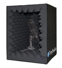 Portable Vocal Booth, Large Foldable Microphone Isolation Shield, Music Recor...