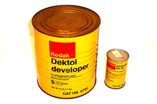 Large NOS 5 GALLON  6 lbs  CAN KODAK DEKTOL PAPER DEVELOPER
