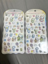 Set of 2 Snoopy COTTON PUFFY Stickers