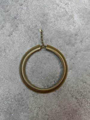Vintage Christian Dior Gold Tone Necklace |Chunky Statement Chain Made in France