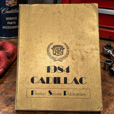 1984 Cadillac Product Service Information Publications Guide OEM Manual Book