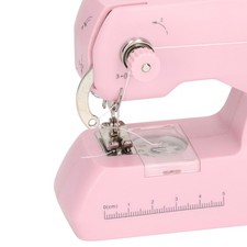 Handheld Sewing Machine Pink Household Small Portable Electric Double Thread NEW