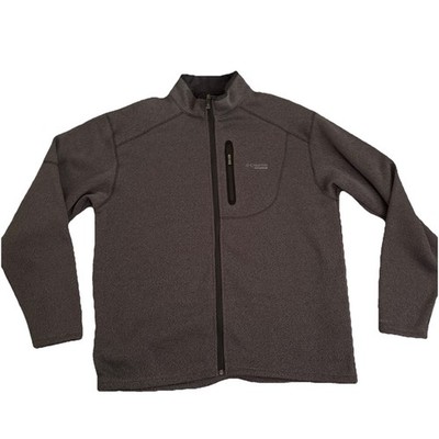 Columbia Sportswear Titanium Gray Zip Jacket Men s Size XL Omnishield Outerwear