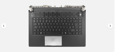 NEU ORIGINAL DELL ALIENWARE M15 R7 HANDAUFLAGE OHNE TRACK PAD KF0HJ 0KF0HJ