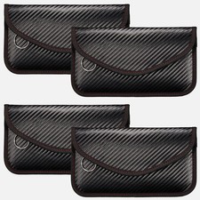 4 Pieces Faraday Bags Phone for Key Fob Protector Car RFID Signal