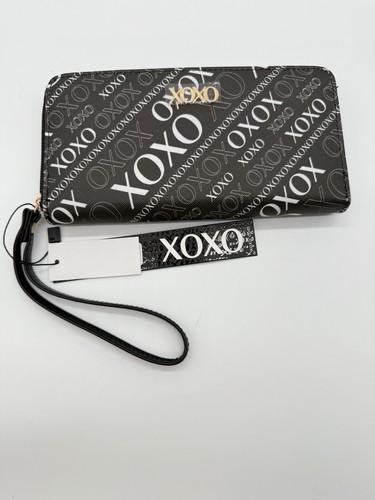 XOXO Black Wallet With White XOXO Logos - Picture 2 of 12