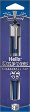 Helix Oxford 228312 Rollerball Pen - Black 1 Count Pack of 1 , Ink