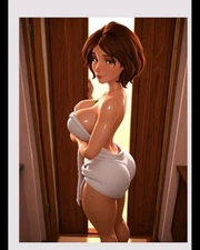 Vv Limited Print Serie ACEO 2.5x3.5 Fan Art Card Princess/Diva Curvy Aunt Cass