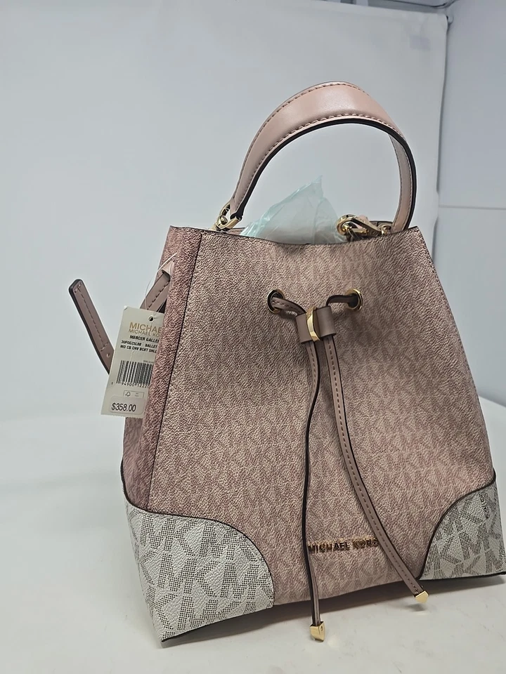 Bolso de Hombro Michael KorsMercer Gallery Mediano Color Bloque Logo Foto 3 de 4