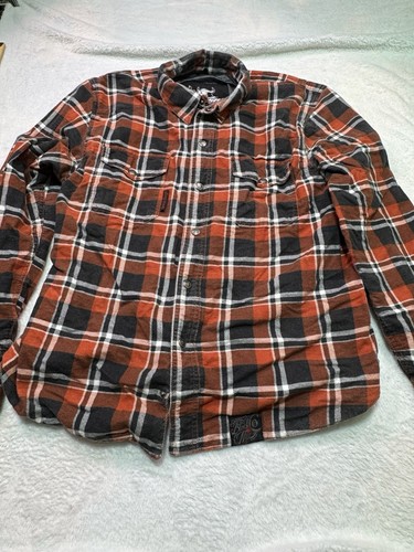 Speed and Strength Black Nine Shacket Large Long Sleeve Zip Up Snap Flannel